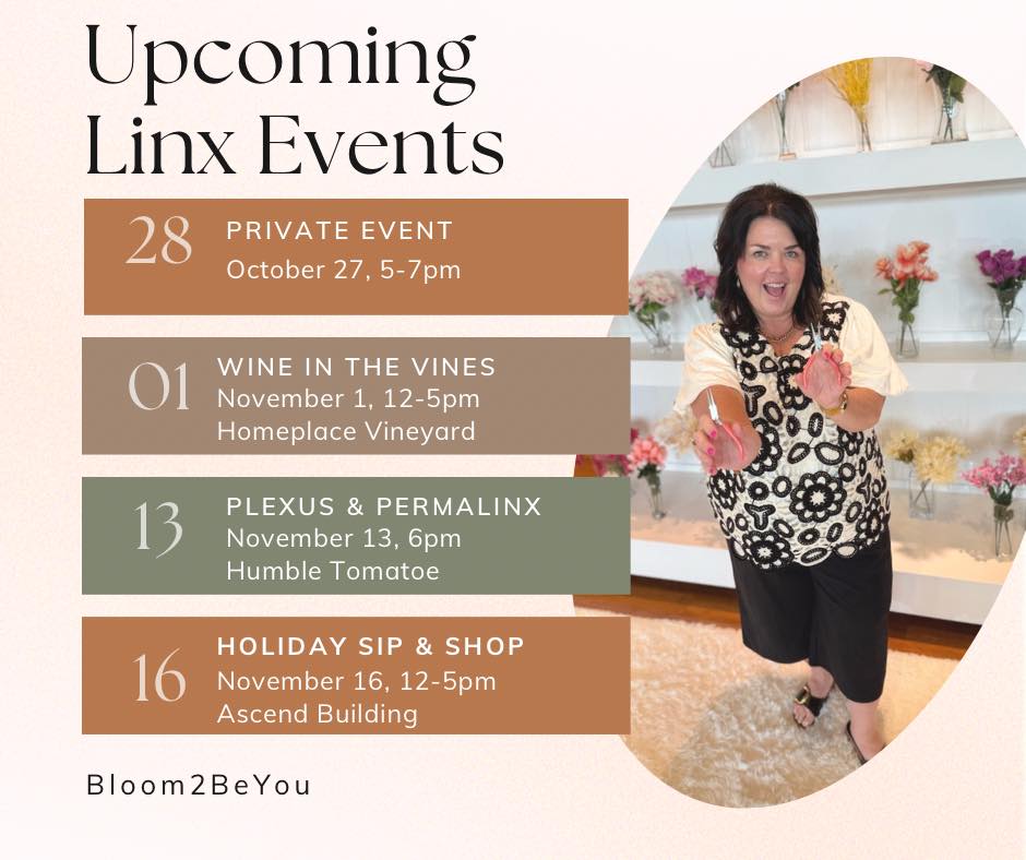 The holidays are coming fast — and my calendar is filling with sparkle! 💎

If you’ve been thinking about getting linked with Permanent Jewelry, now’s the perfect time to grab your spot. 

Whether it’s a:
🎁 Mini Sesh for you + a friend
👯‍♀️ Girls’ Night Out
🏢 Work Party or Office Pop-Up
🎄 Holiday Sip & Shop
💖 Private Appointment or Gift Event

Let’s make your celebration one to remember — with jewelry that marks the moment ✨
📅 Check out my upcoming events and message me to get on my books before they fill up!
#PermanentJewelry #Bloom2BeYou #GetLinked #GirlsNightOut #HolidaySparkle